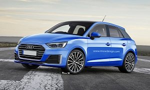 2018 Audi A1 Rendering Seems to Combine Recent Spyshots With the Ibiza