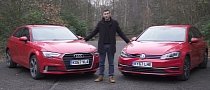 2018 Audi A3 vs. 2018 Volkswagen Golf Review: Battle of the Facelifts