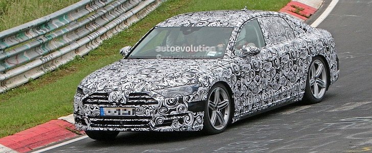 2018 Audi A8 (D5) on the Nurburgring