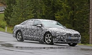 2018 Audi A8 (D5) Spied Wearing Production Body Shell