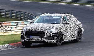 2018 Audi Q8 Spied At The Ring On The Day When It Was Confirmed For Production