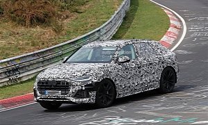 2018 Audi Q8 Spied Testing At The Nurburgring, It Looks Huge