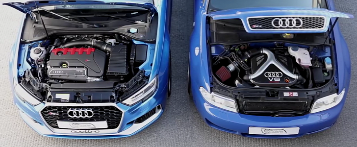 2018 Audi RS3 Meets RS4 B5 Avant: 5-Cylinder vs. The BiTurbo