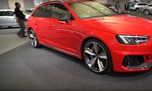 2018 Audi RS4 Avant Carbon Edition Looks Good in Red