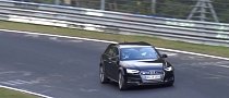 2018 Audi RS4 Avant Spied Testing at The Nurburgring With S4 Badges