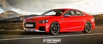 2018 Audi RS5 Coupe Accurately Rendered Using New S5 and TT RS Elements