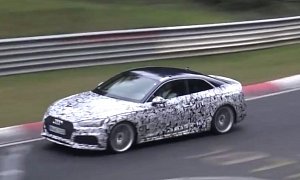 2018 Audi RS5 Coupe Sounds Really Awesome, Is Showing Its Weight