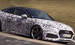 2018 Audi RS5 Prototype Flies on Nurburgring, Torque Vectoring Works like Magic