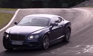 2018 Bentley Continental GT Spied Lapping Nurburgring, Testing New W12 Engine?