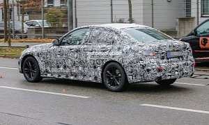 2018 BMW 3 Series Pre-Production Prototype First Spyshots Show Lower Rear End