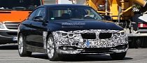 2018 BMW 4 Series Coupe Facelift (LCI) Shows Its All-LED Lights in Munich