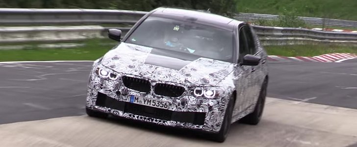 2018 BMW F90 M5 Spied at the Nurburgring, Stays in Shape with AWD