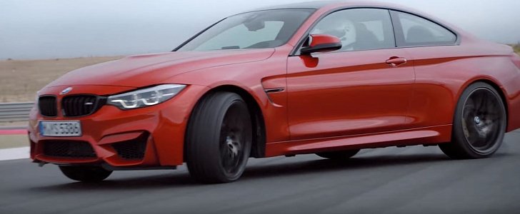 2018 BMW M4 Facelift Coupe and Cabrio Hit the Track in Official Videos