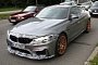 2018 BMW M4 Facelift (LCI) Spied with M4 GTS-like Camouflaged Front Bumper