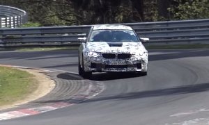 2018 BMW M5 F90 Does Flying Nurburgring Laps, Aiming for Sedan Record?