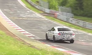 2018 BMW M5 Fights for Grip on Damp Nurburgring, AWD Won't Kill the Slides
