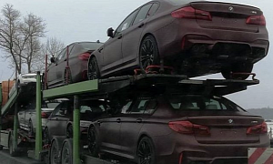2018 BMW M5 First Edition Fleet En Route to Showrooms Is a Sight For Sore Eyes