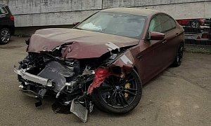 2018 BMW M5 First Edition Totaled in Brutal Crash