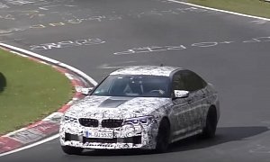 2018 BMW M5 Goes Berserk on Nurburgring, Sounds Like a Twin-Turbo Stormer