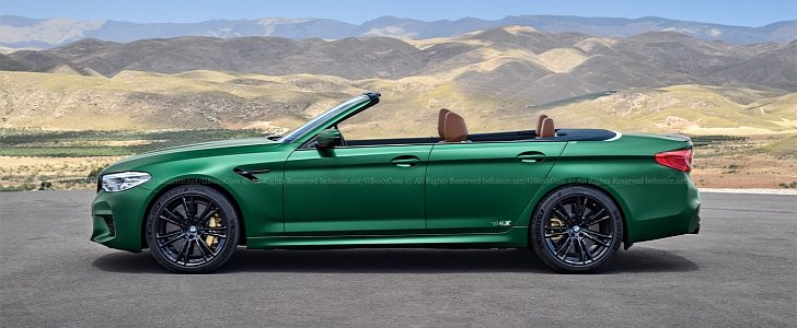 2018 BMW M5 (F90) rendered as a Cabriolet