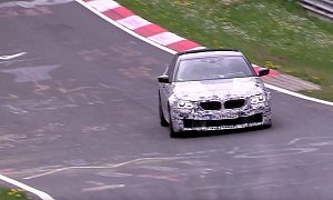 2018 BMW M5 Making Its Tires Squeal Gloriously on the Nurburgring Track