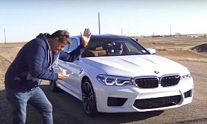 2018 BMW M5 Races BMW M2 in Rear-Wheel-Drive Mode, Instantly Regrets It