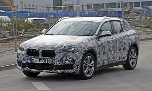 2018 BMW X2 Production Version Makes Spyshot Debut, Shows More Design Elements