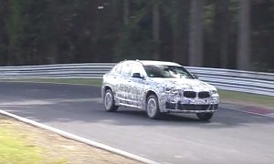 2018 BMW X2 Spied Flying on Nurburgring, Looks Composed
