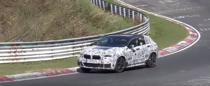 2018 BMW X2 spied lapping the Nurburgring