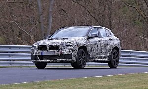2018 BMW X2 Spied Flying on the Nurburgring