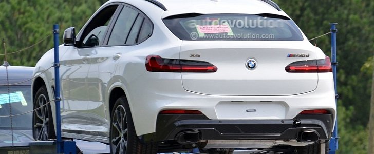 Spyshots 18 Bmw X4 Loses All Camo To Reveal A Mercedes Glc Coupe New Engine Autoevolution