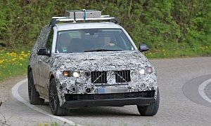 2018 BMW X5 Shows Its Plus Size, Hauls Heavy Weight on Roof Racks in Spyshots