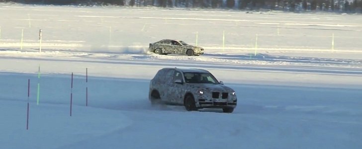 BMW X5 spied during winter testing