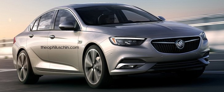 2018 Buick Regal rendering by Theophilus Chin