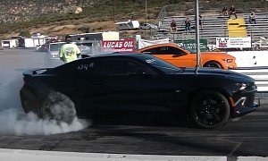 2018 Camaro SS Drag Races 2019 Mustang Shelby GT350, Destruction Is Complete