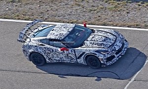 2018 Corvette ZR1 Spied With Massive Rear Wing