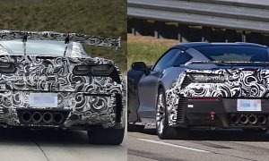 2018 Corvette ZR1 Winged Prototypes Spotted In Michigan