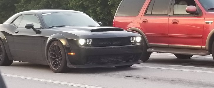 2018 Dodge Challenger Demon Spotted in Traffic