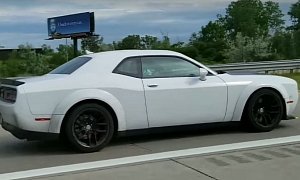 2018 Dodge Challenger SRT Hellcat Widebody Spotted In the Wild, Looks Staggering