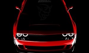 2018 Dodge Demon Looks Maniacal in TorRed, a Rendering For Now