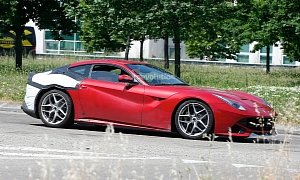 2018 Ferrari F12 M Spied, Mid-Cycle Update to Bring Active Aerodynamics