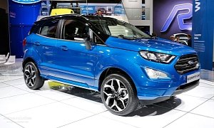 2018 Ford EcoSport Tries To Look Cool With ST-Line Package In Frankfurt