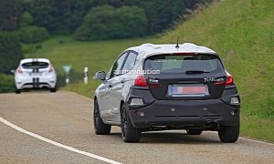 2018 Ford Fiesta ST Spied Benchmarking Against Current Fiesta ST