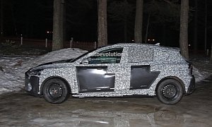 2018 Ford Focus (Mk4) Spied Wearing Production Body Shell