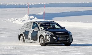 2018 Ford Focus Spied Testing On Ice, Somebody Likes The Beatles