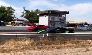 2018 Ford GT Drag Races Tuned Ferrari 488 with Disastrous Results