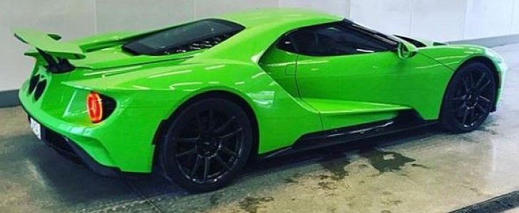 2018 Ford GT Finished in Lamborghini's Verde Mantis