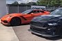 2018 Ford Mustang GT Drag Races 2019 Chevrolet Corvette ZR1, Demolition Follows