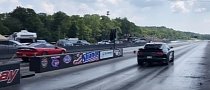 2018 Ford Mustang GT Drag Races Camaro Z28 Sleeper, Photo Finish Needed