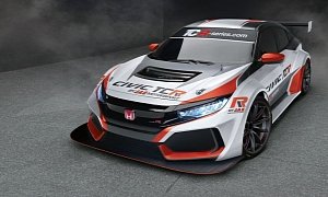 2018 Honda Civic Type R Turns into TCR Race Car